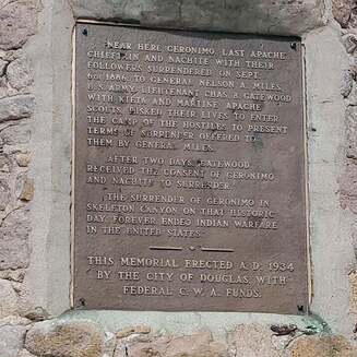 Geronimo Surrender Monument
